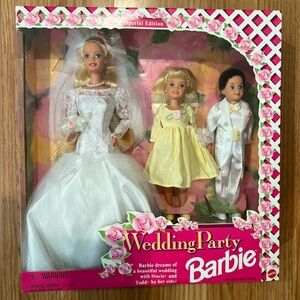 NIB/NRFP Special Edition:  Wedding Party Barbie Deluxe Set